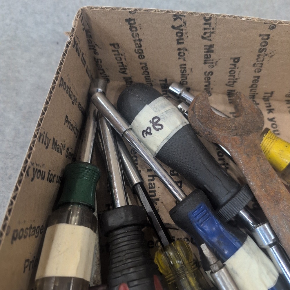 Assorted Hand Tool Lot Screwdrivers Wrench Wire Cutters Mixed Brands DIY Repair - Picture 5 of 6